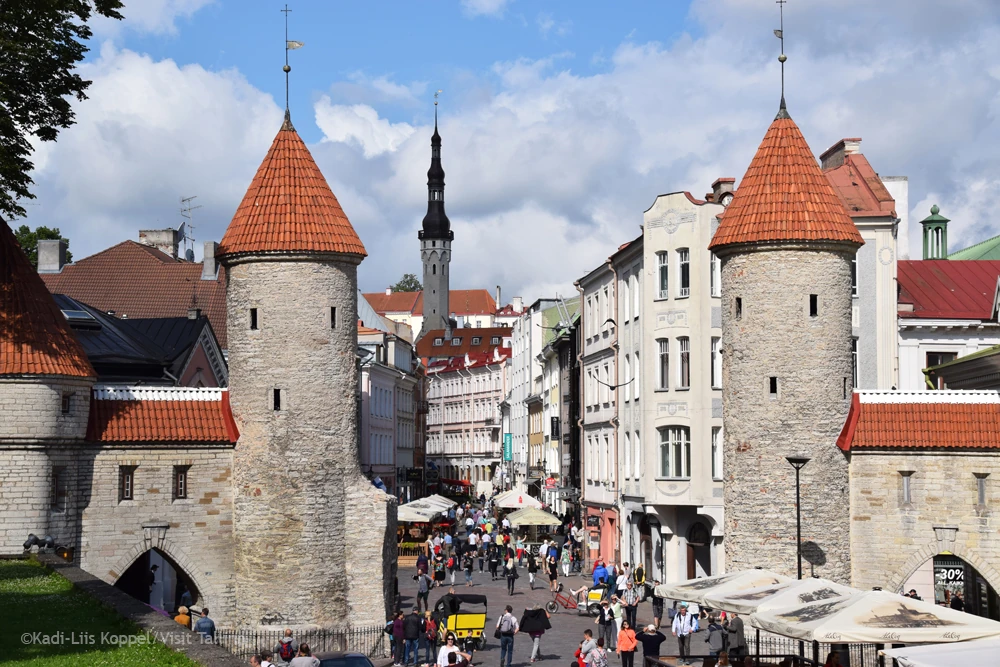 Lehmpforte in Tallinn in Estland als Eingang zur Altstadt