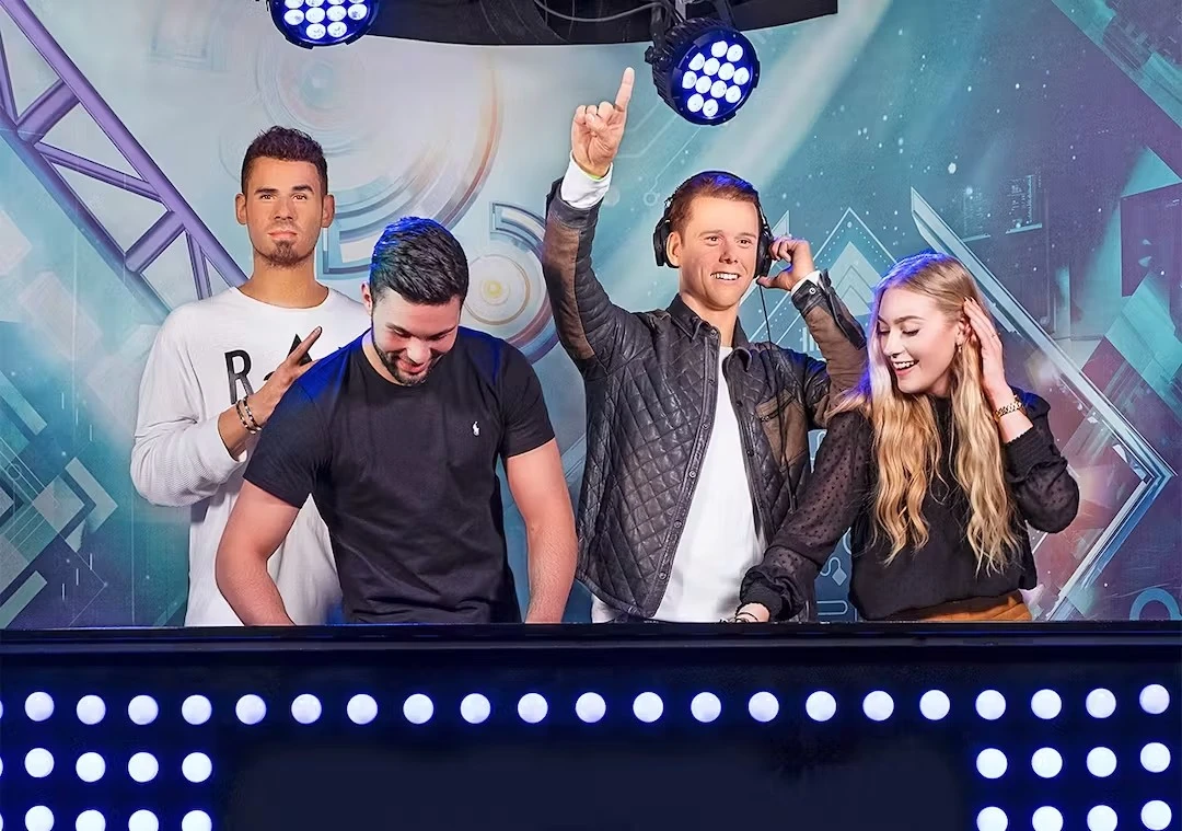 Wachsfigurenkabinett Madame Tussauds Amsterdam - Afrojack und Armin van Buuren