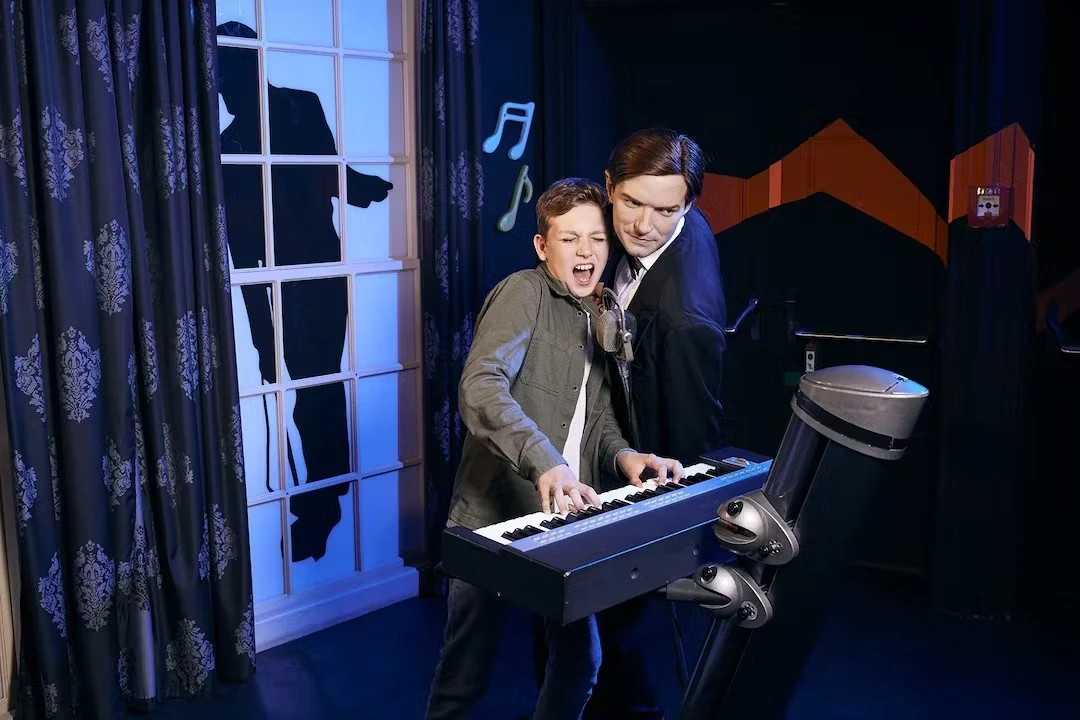Wachsfigurenkabinett Madame Tussauds Wien - Falco am Keyboard