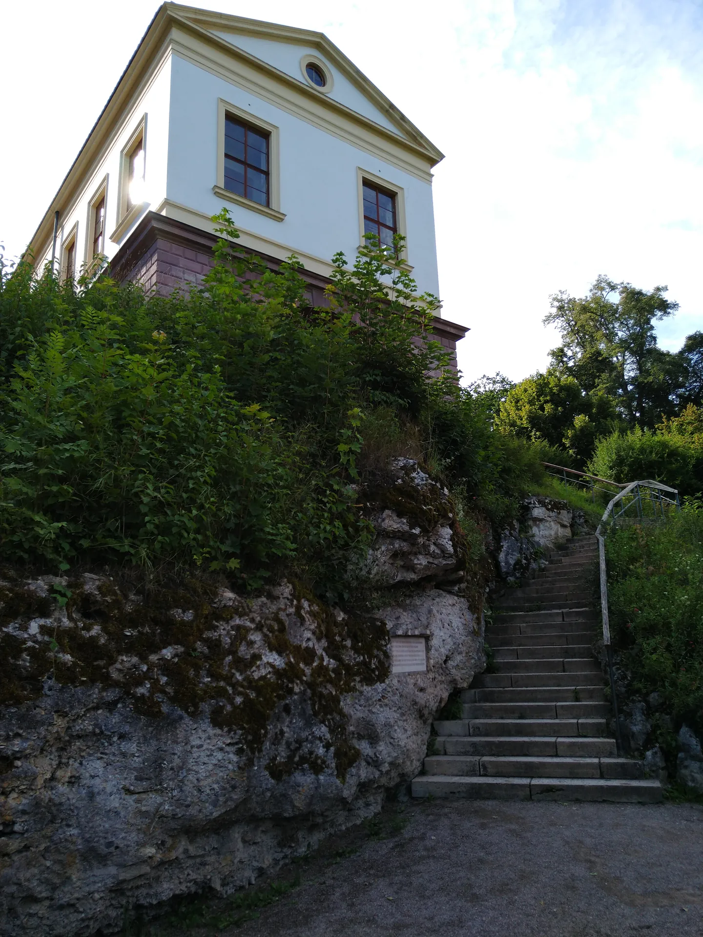 Aufgang zum Römischen Haus im Park an der Ilm
