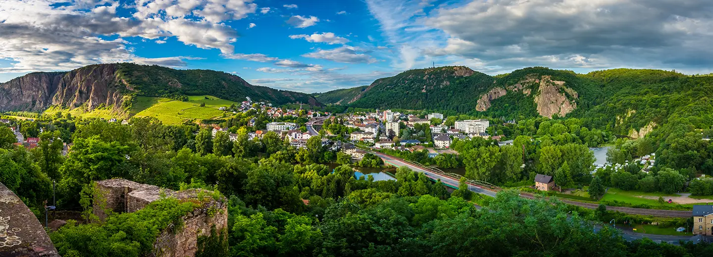 Wellness Wochenende Bad Kreuznach mit Blick auf die Deutsche Alleenstrasse