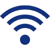 WLAN Icon in Dunkelblau
